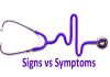 perbedaan signs and symptoms